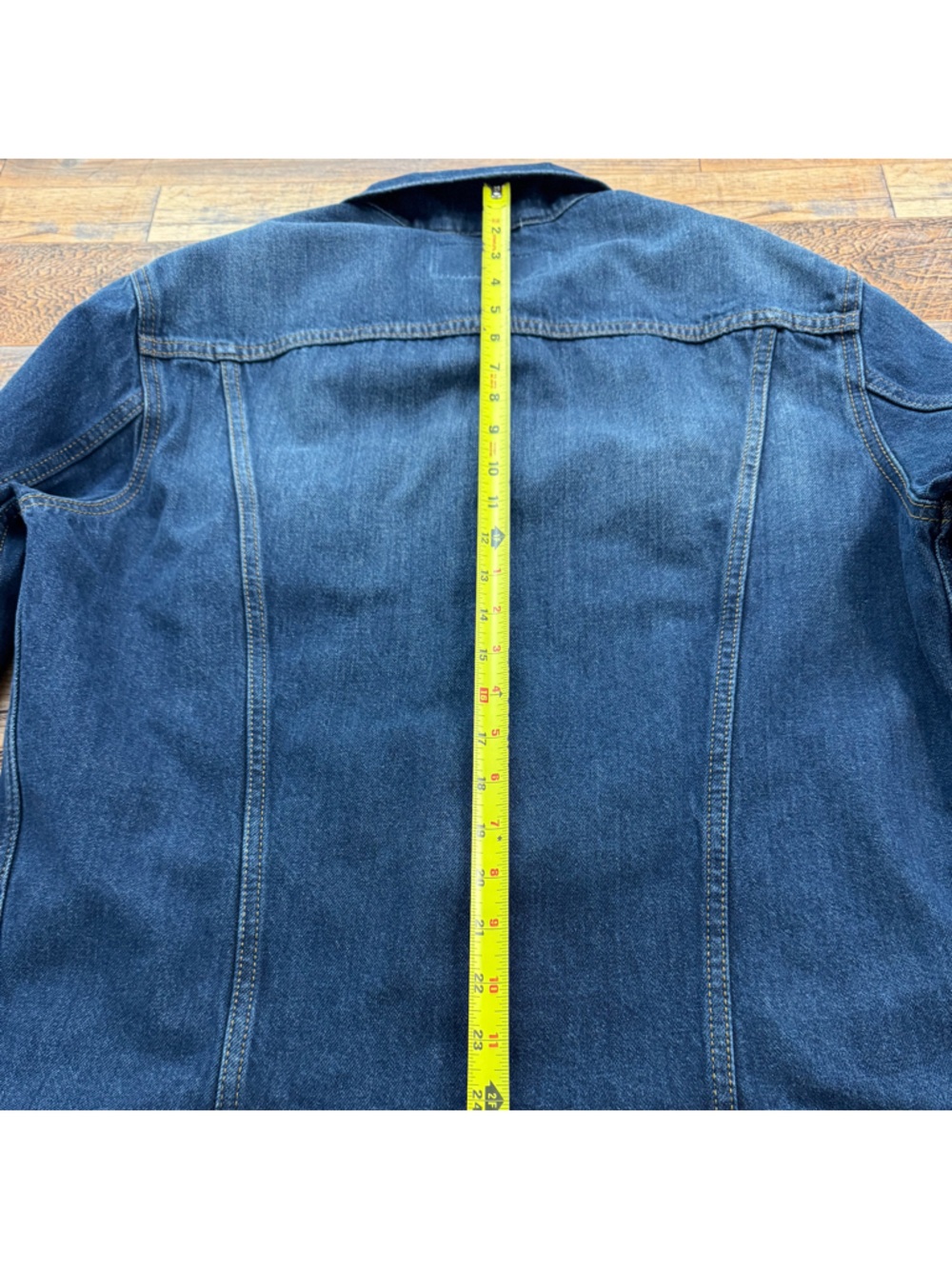 Signature by Levi Strauss Men's Button-up Denim Truckers Jacket, Size Medium - Picture 6 of 10